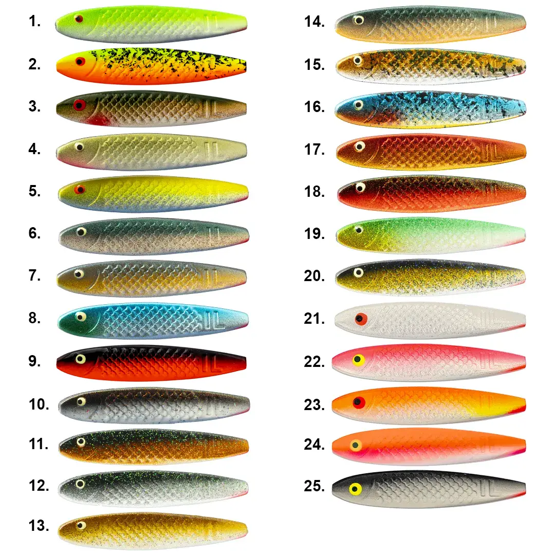 Ilures Kutling Håndmalede i Danmark 17. El Dorado 14gram - Gennemløber