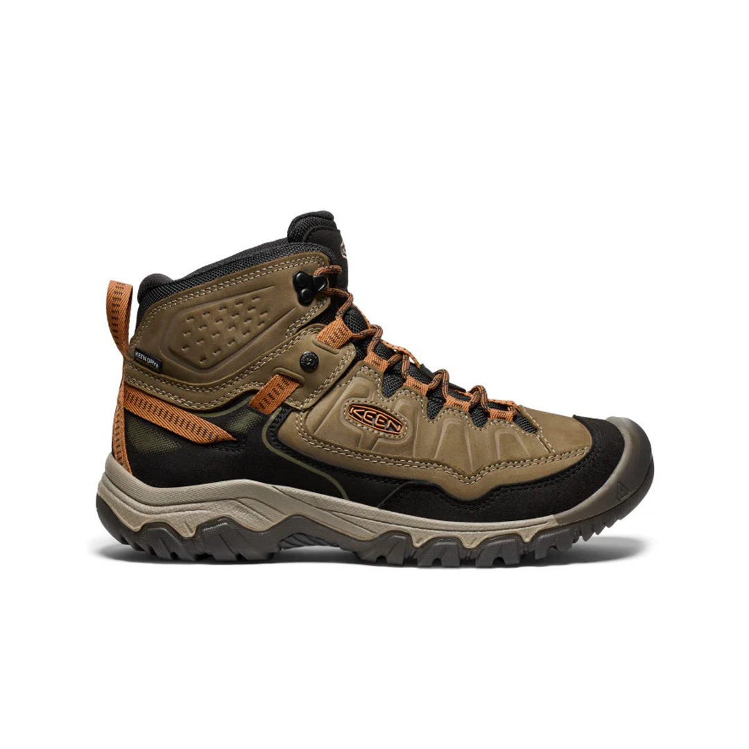 Keen Men's Targhee IV Waterproof Hiking Boot Sea Turtle/Roasted Pecan 48 - Vandrestøvler