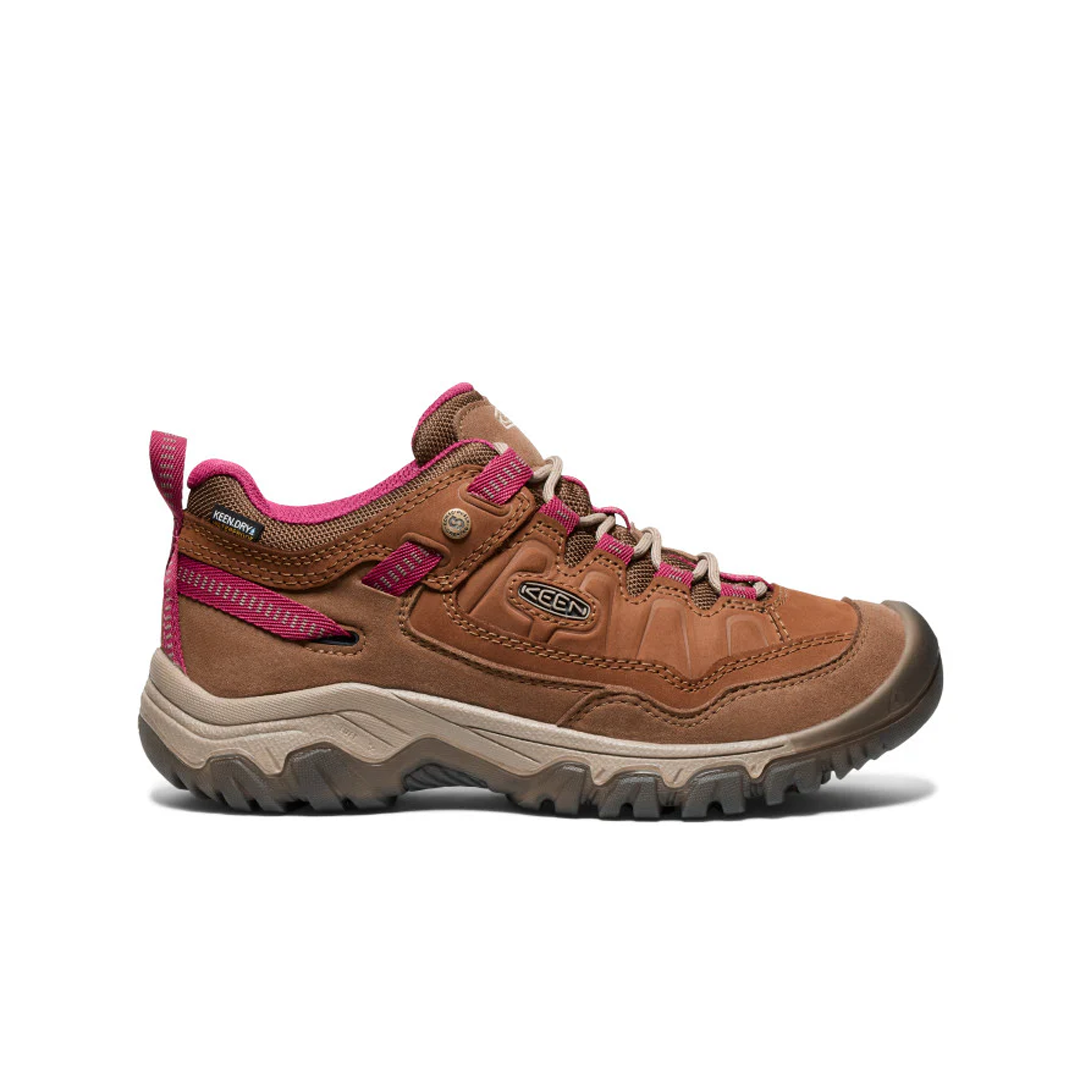 Keen Women's Targhee IV Waterproof Hiking Shoe Bison/Beaujolais 39½ - Trekkingsko