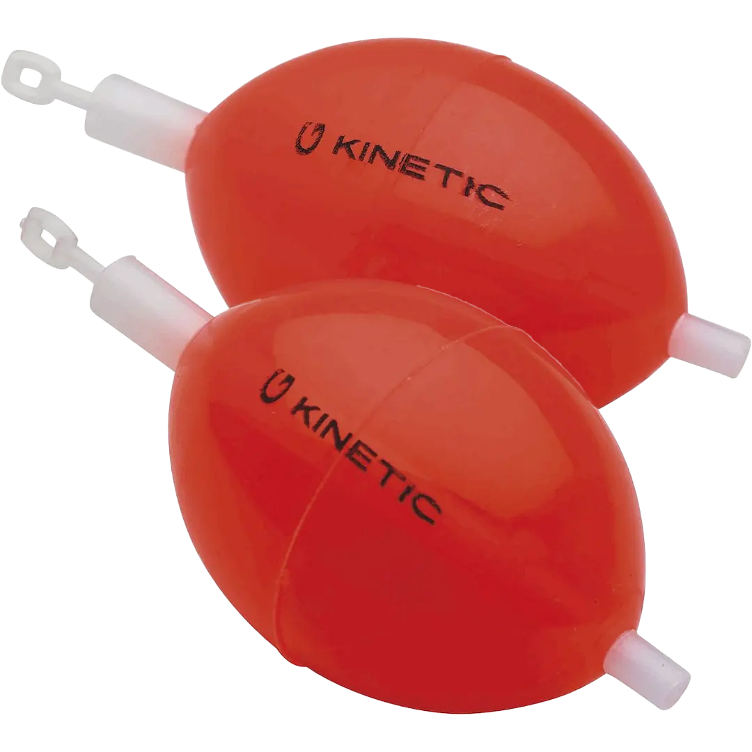 Kinetic Bobbleflåd 2 stk. Rød 40mm - Flåd