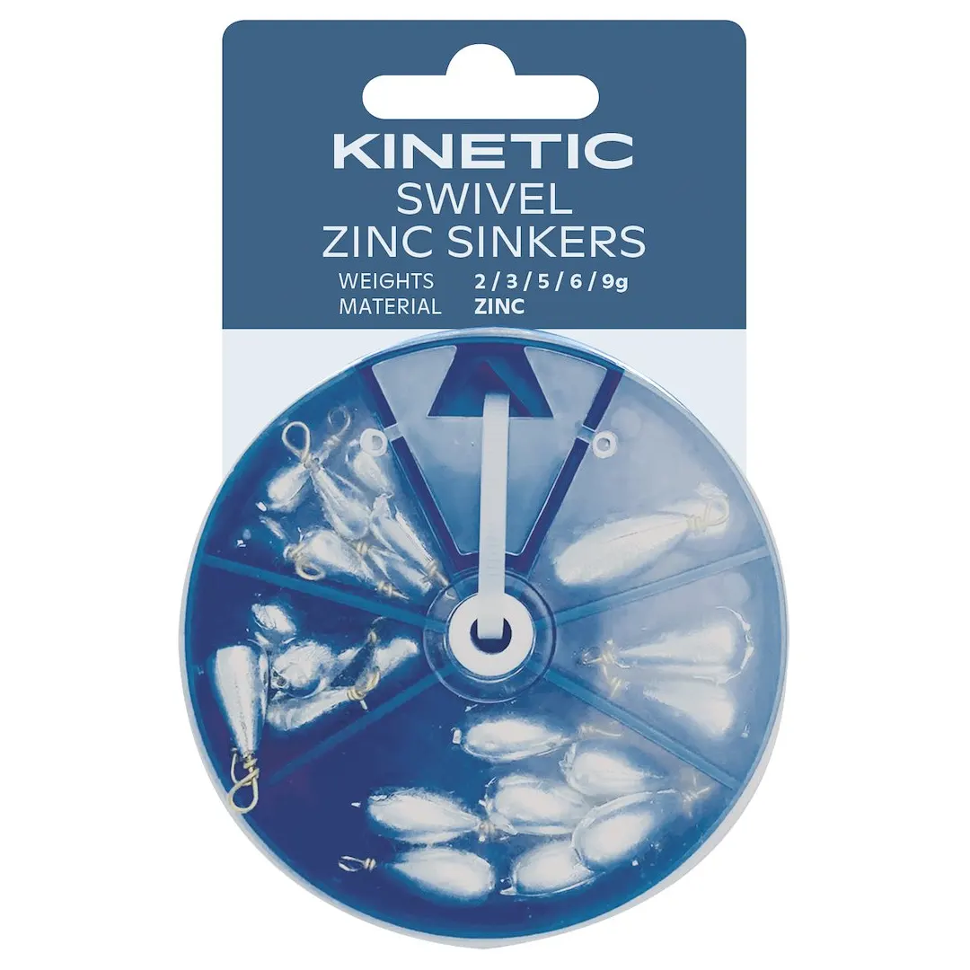 Kinetic Zinc Swivel Lodder Sortiment - Lodder