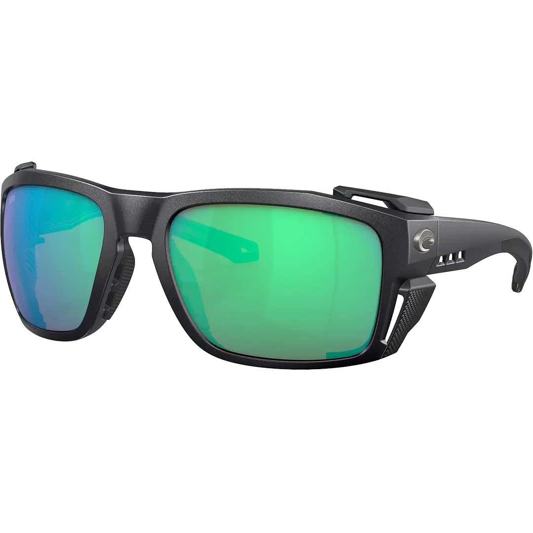 Costa Del Mar King Tide 8 Polaroid Solbriller Black Glas Green Mirror - Fiskebriller