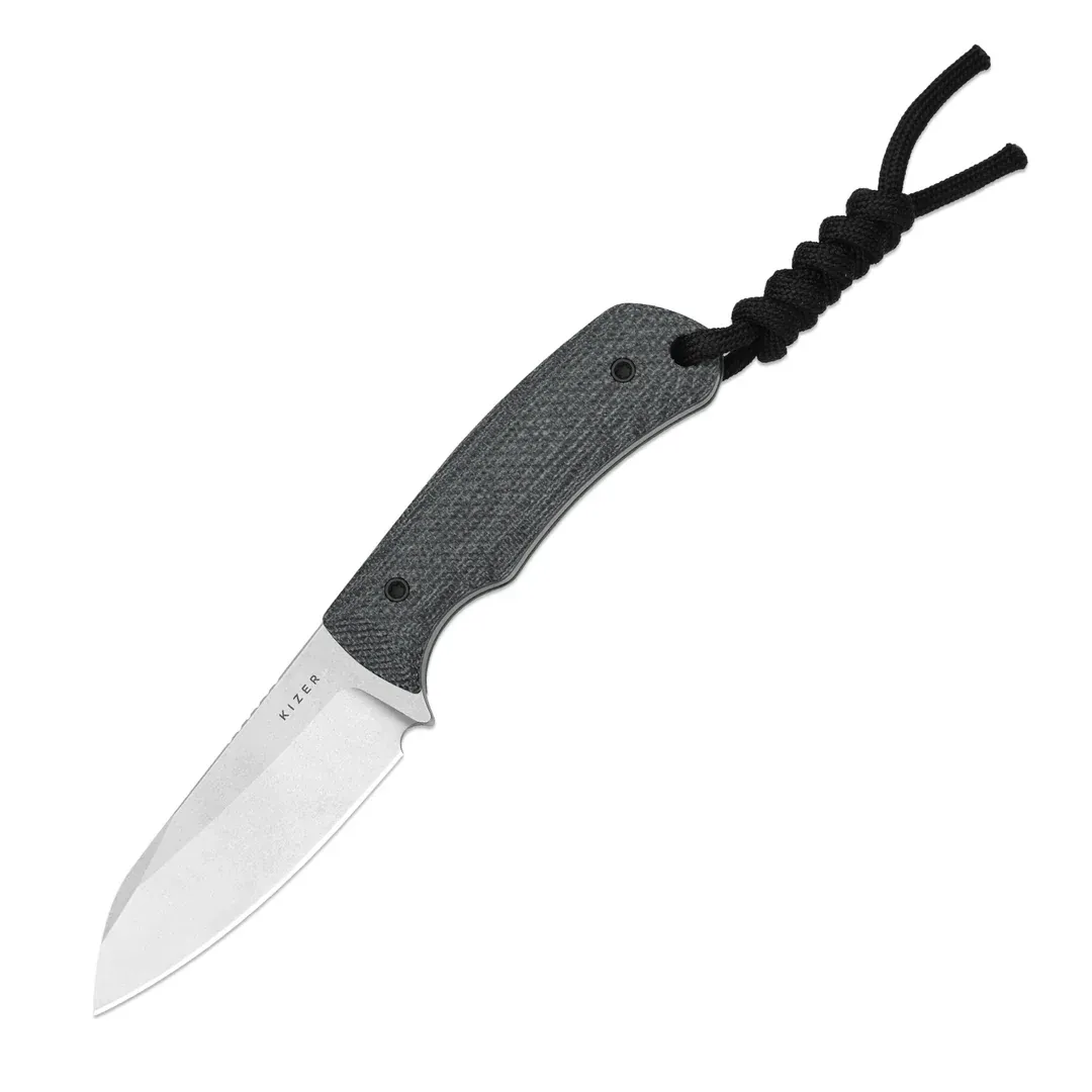 Kizer Field Mouse | 14C28N | Norplex UltreX Micarta | Fixed Blade - Dolke