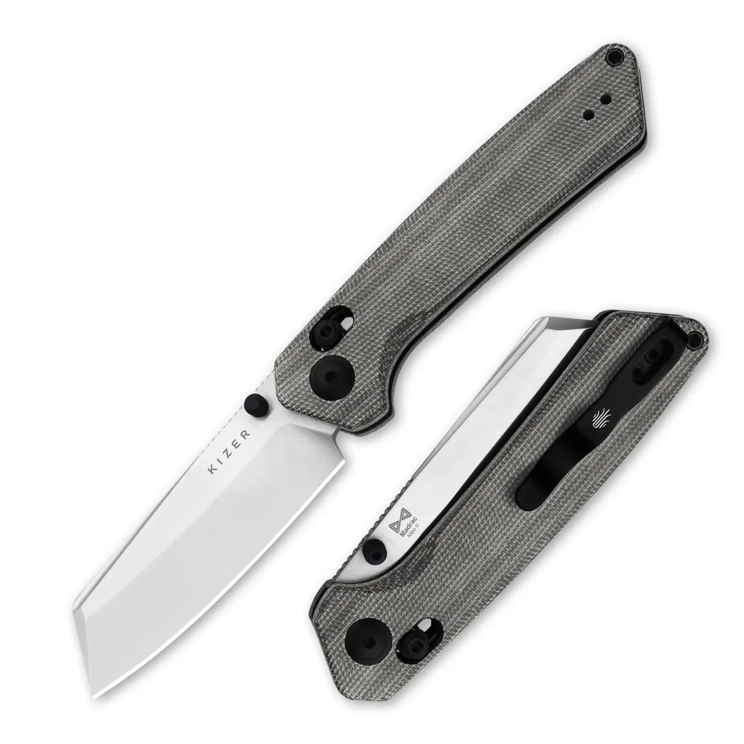 Kizer Madrac | Clutch Lock | Norplex UltreX Micarta | Nitro-V | 3693A3 - Foldeknive