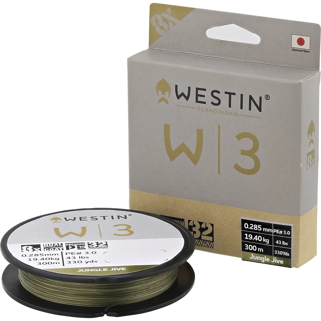 Westin W3 Deadbait 8-Braid Fletline 300m 0,330mm 23,2kg - Fletline