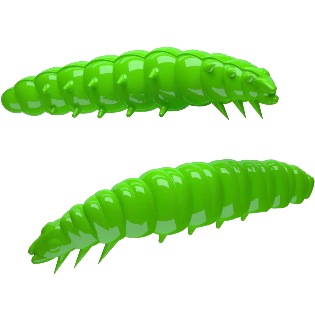 Libra Lures Larva 35 Cheese Hot Green - Put & Take