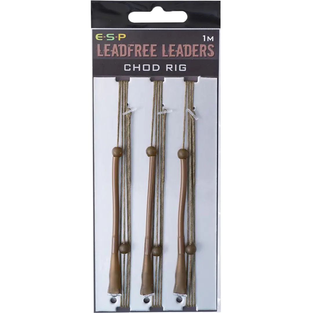 ESP Leadfree Chod Rig Leaders Camo Brown - Line/forfangsline
