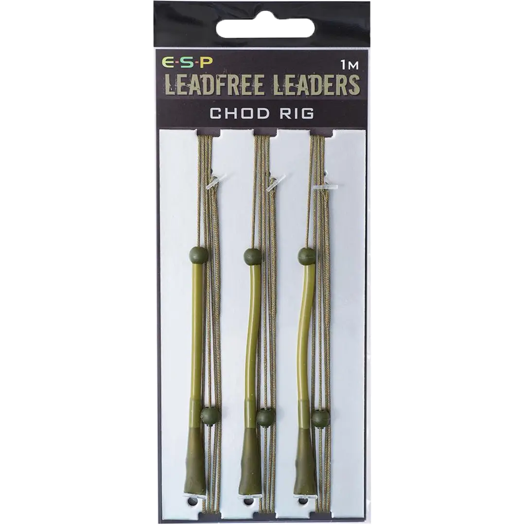 ESP Leadfree Chod Rig Leaders Weedy Green - Line/forfangsline