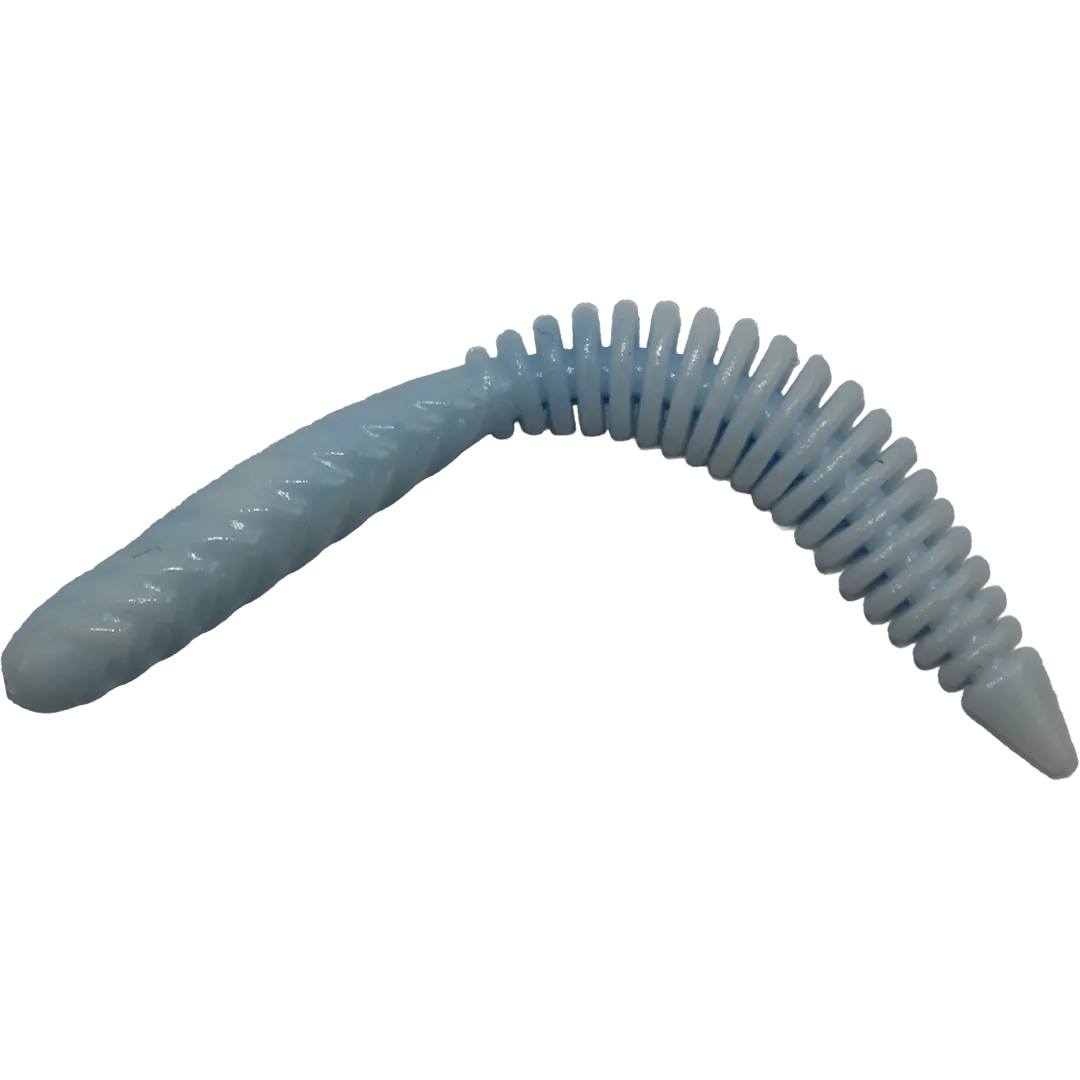Ultimate Trout Leech Shrimp White Blue - Put & Take