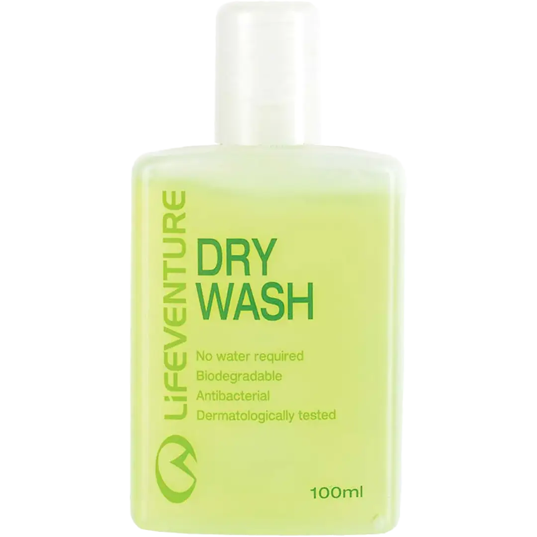 Lifeventure Dry Wash 100ml - Sæbe, håndklæder, toilettasker, etc.