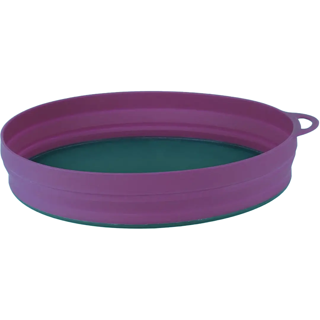 Lifeventure Ellipse Collapsible Plate Purple - Spisegrej