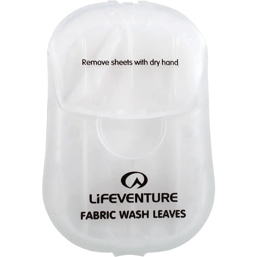 Lifeventure Fabric Wash Leaves - Sæbe, håndklæder, toilettasker, etc.