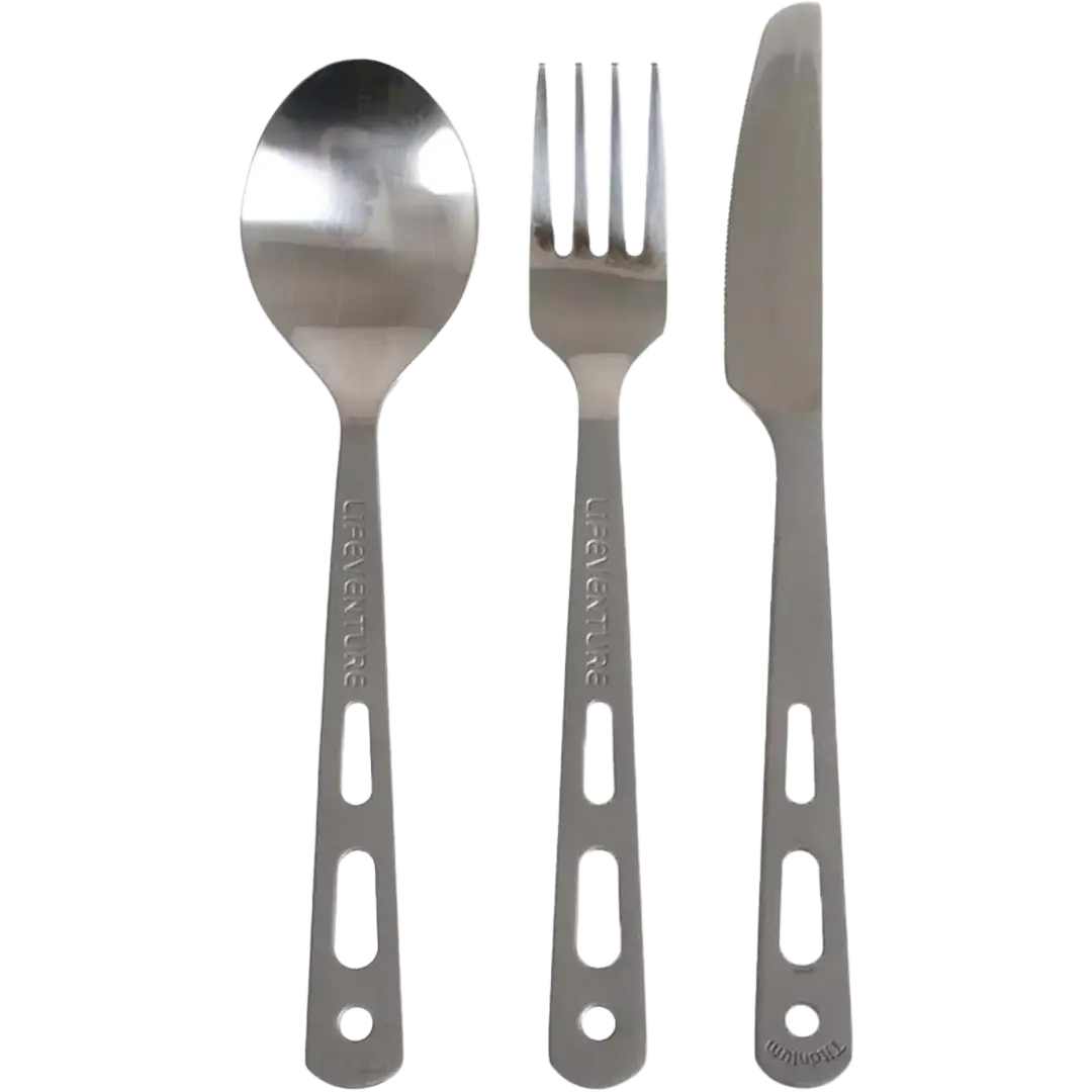Lifeventure Titanium Cutlery - Service