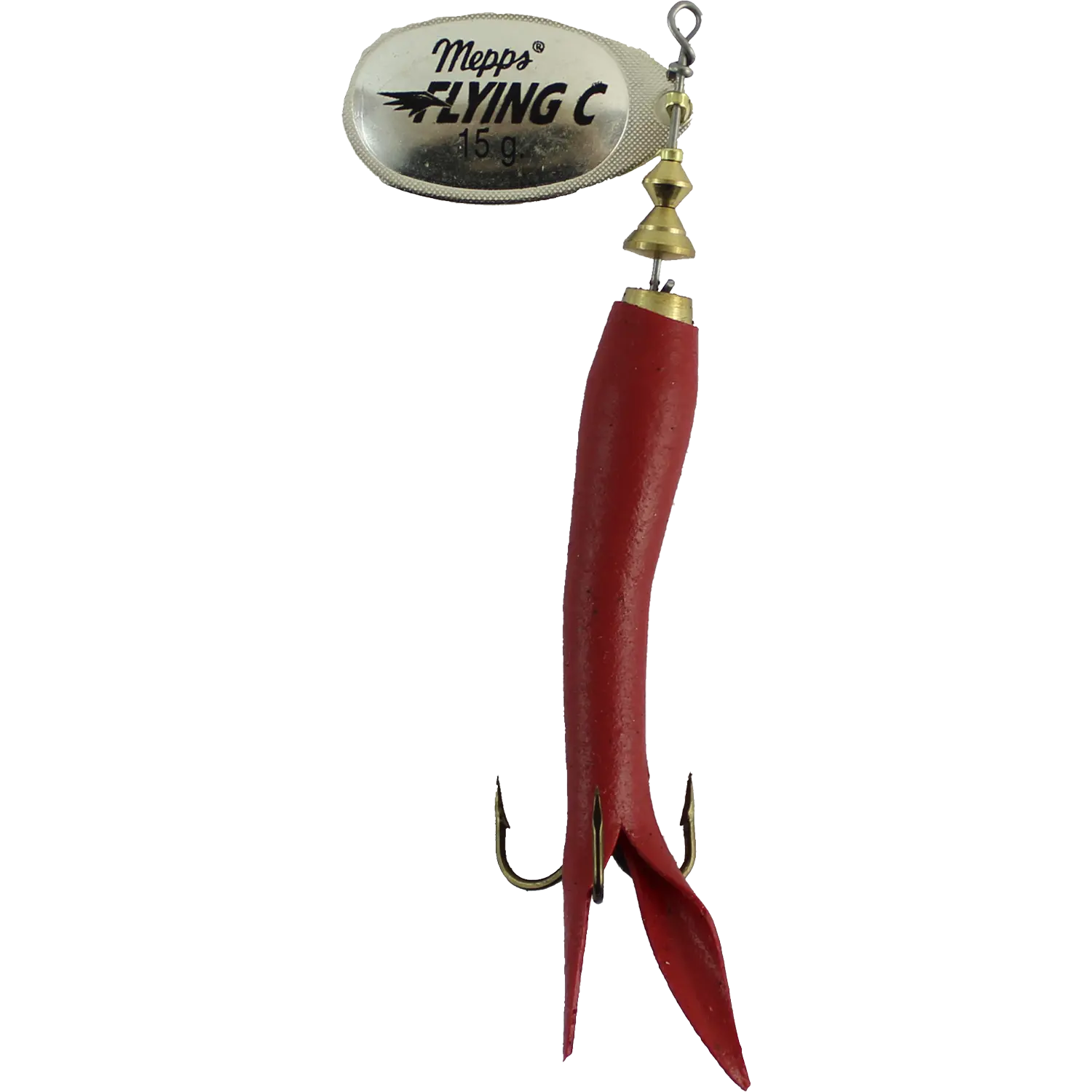 Mepps Aglia Flying C Condomspinner 15 Gram Silver/Red - Spinner