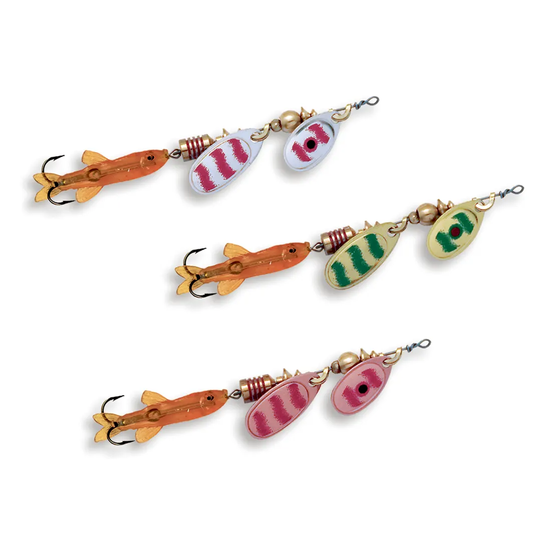 Mepps Perch Tandem Silver/Red - Spinner