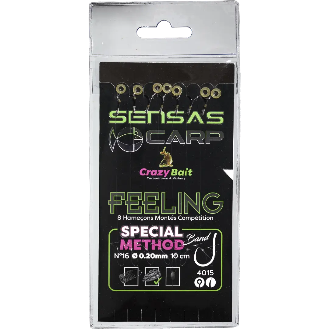 Sensas Method Bands 4015 Hook To Nylon st. 16 - Rigs