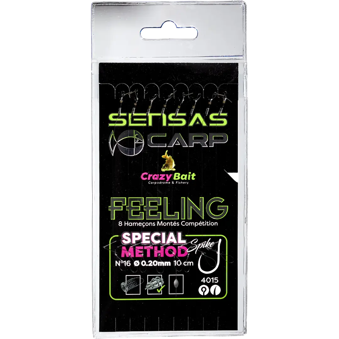 Sensas Method Spike 4015 Hook To Nylon st. 12 - Rigs