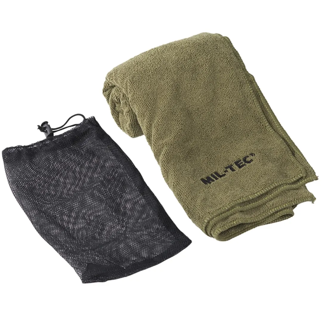 Mil-Tec Microfiber Håndklæde 120 x 60cm - Sæbe, håndklæder, toilettasker, etc.