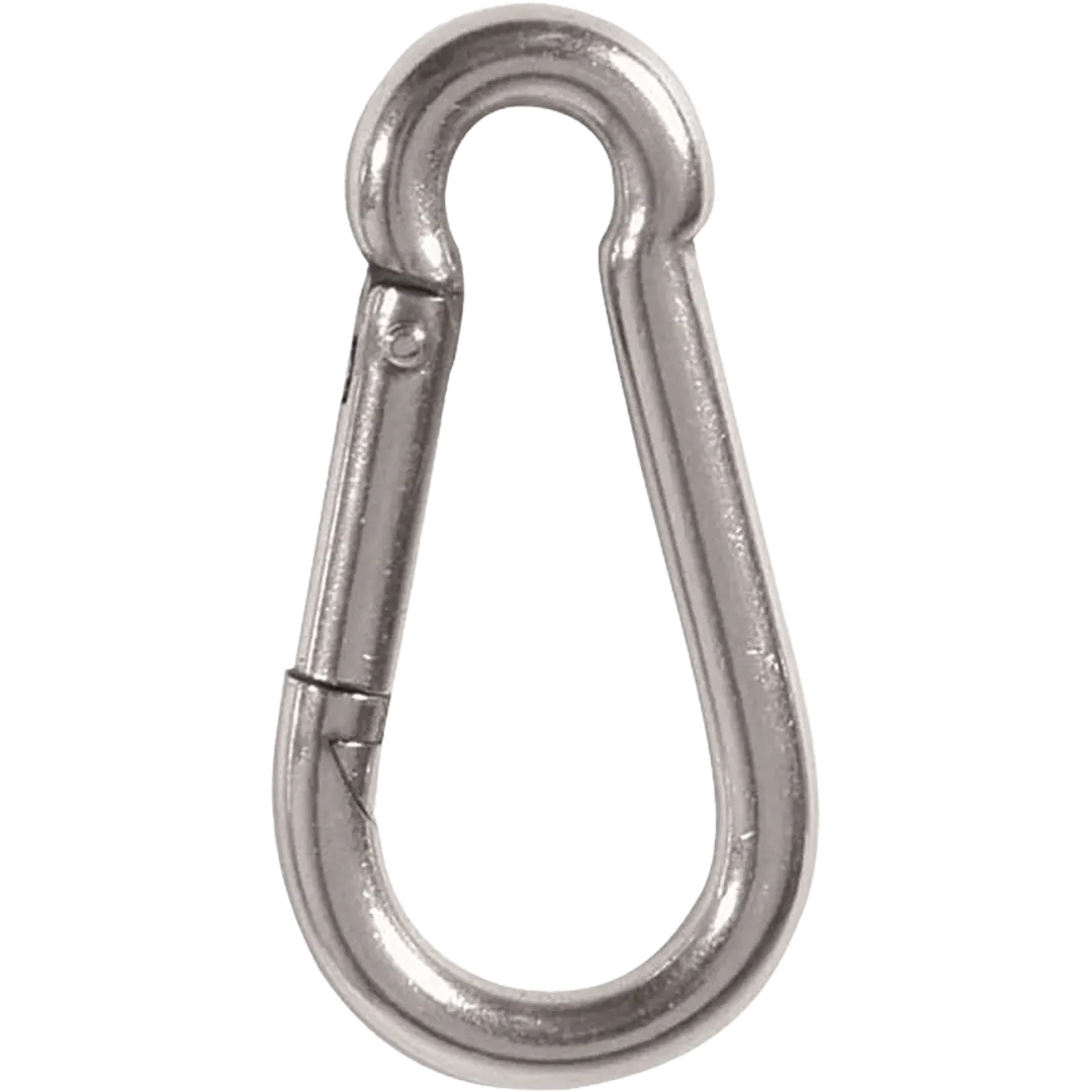 Mil-Tec Rustfri Stål Karabinhage 40mm - Reb, Karabin Og Stropper