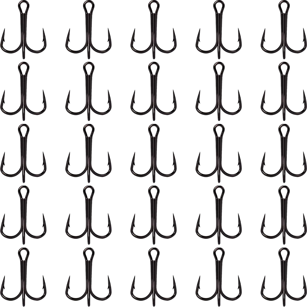 Mustad 3551-BN Mikro Trekrog 25 stk. st. 16 - Kroge mv.