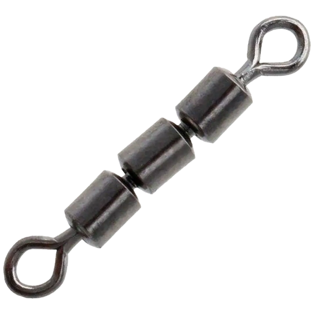 Owner Triple Crane Swivel Gun Black size 18 (12stk.) - Blinklåse/Svirvel