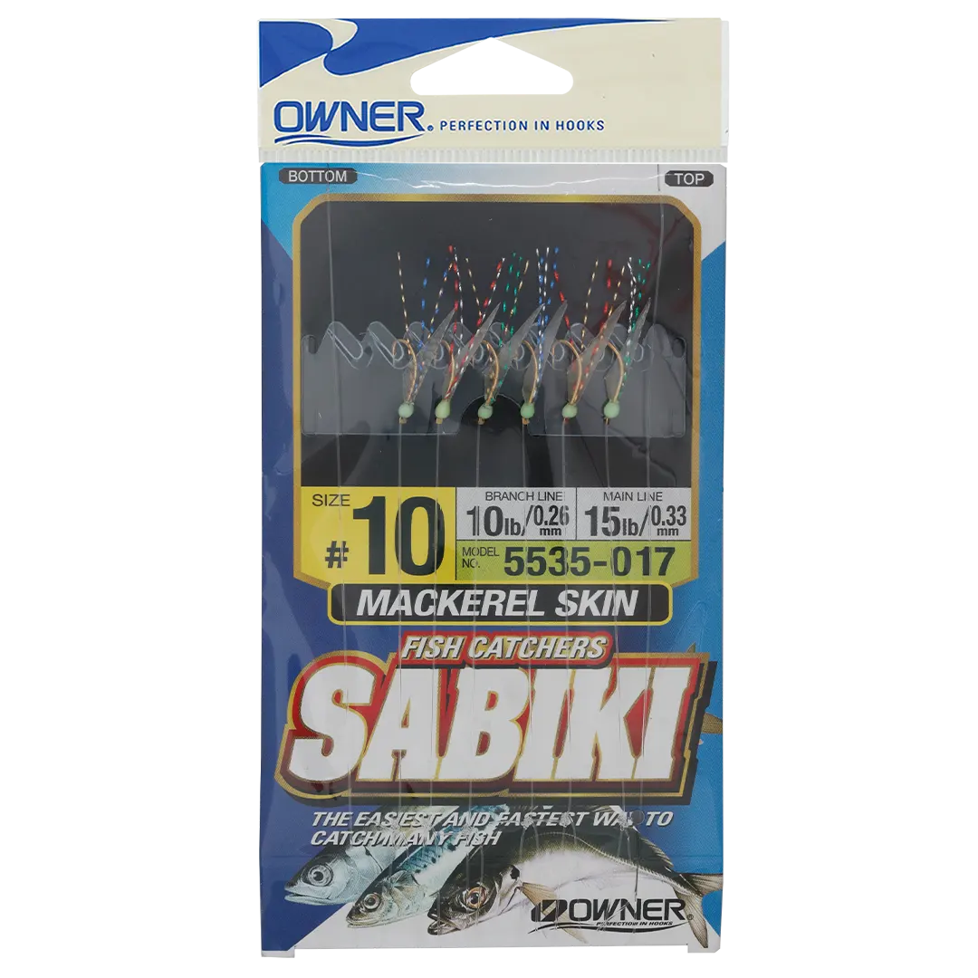 Owner Fish Catchers Sabiki Mackerel Fish Skin St. 6 - Silde/Makrelforfang
