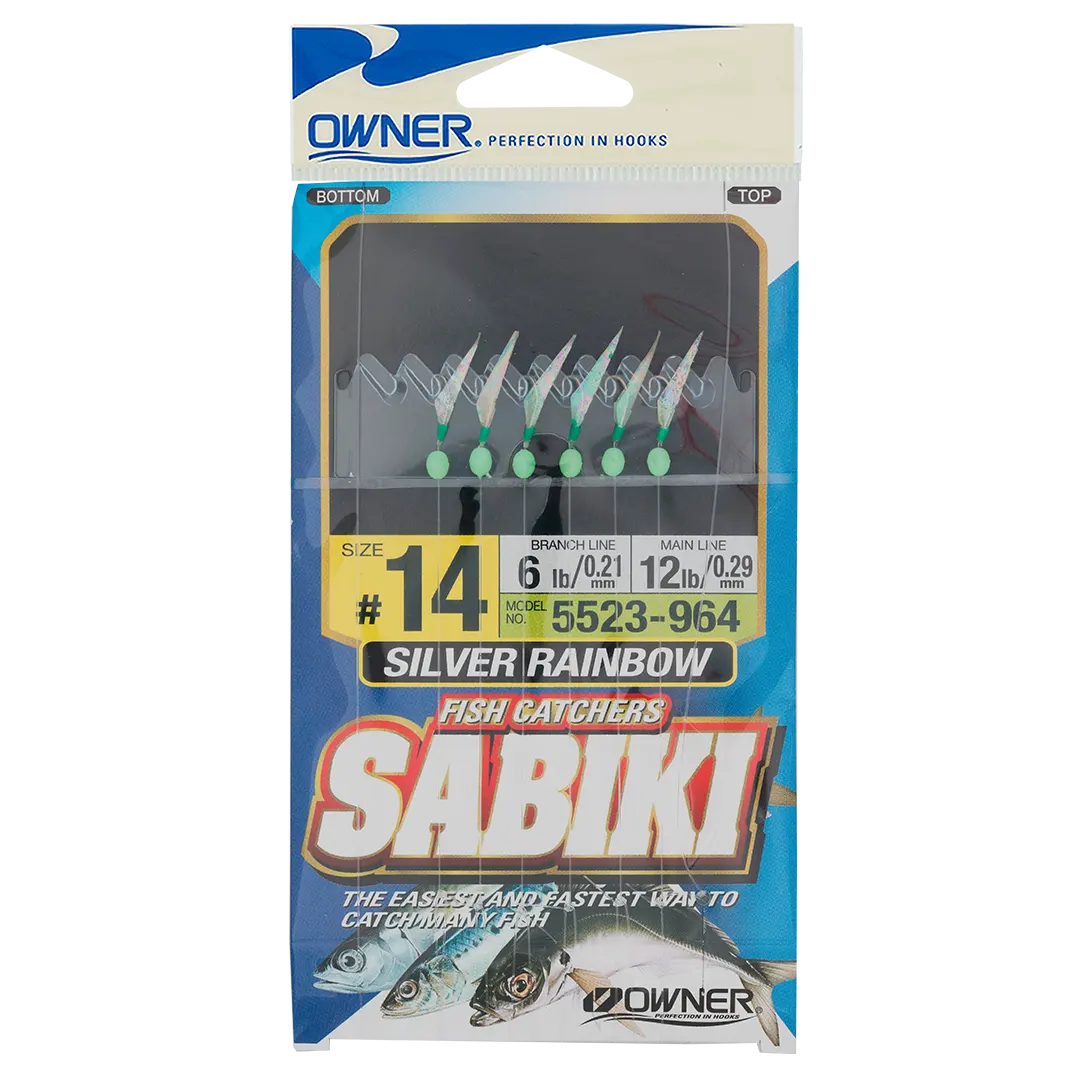 Owner Fish Catchers Sabiki Silver Rainbow St. 6 - Silde/Makrelforfang