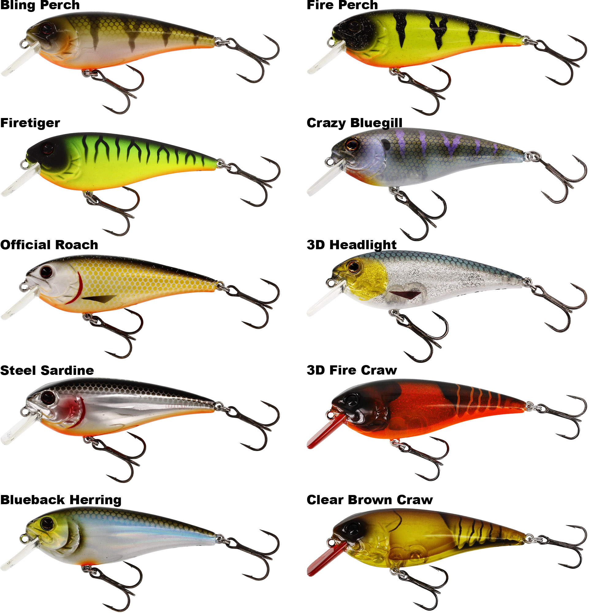 Westin Rawbite Crankbait 7cm 12g Firetiger - Wobler