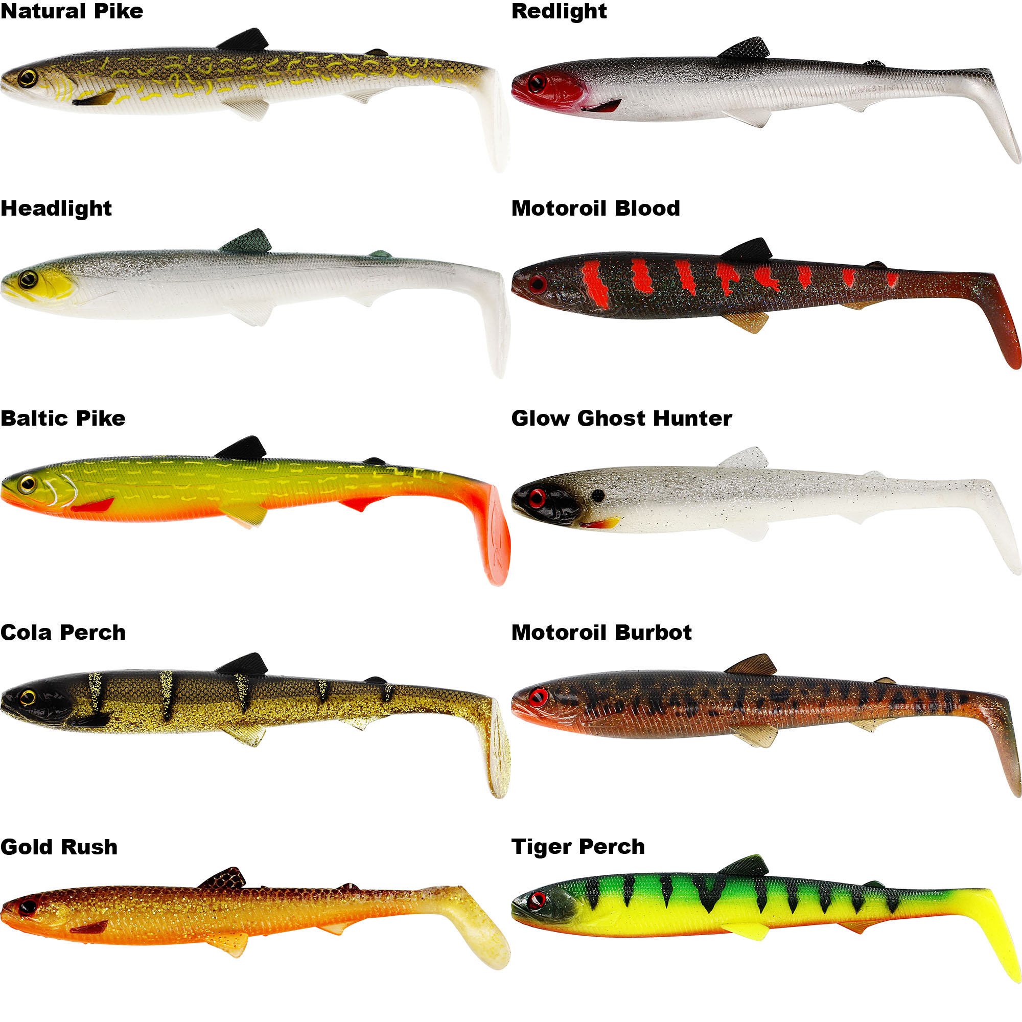 Westin Bullteez Shadtail 18cm 53g Motoroil Burbot - Aborre