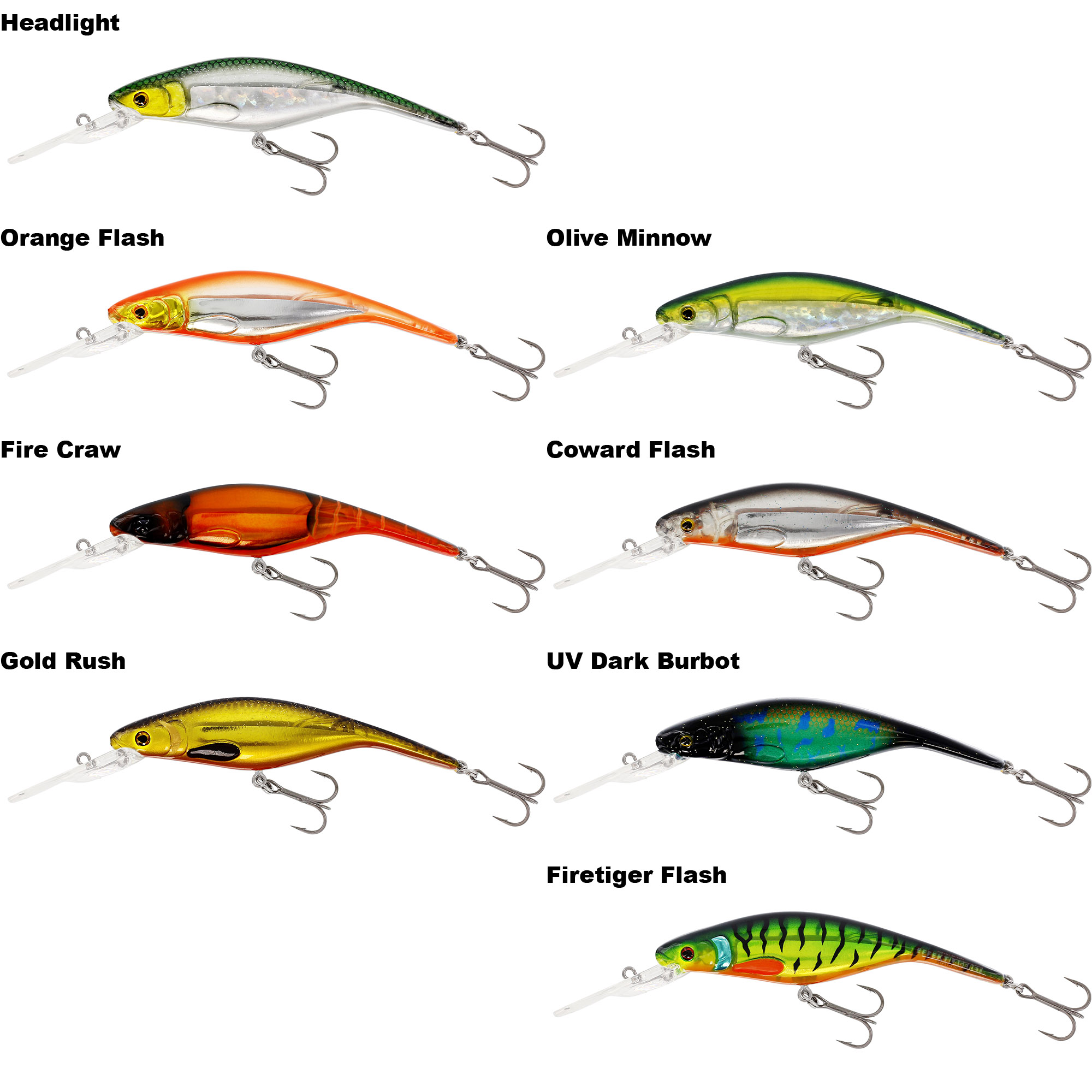 Westin P10DR Crankbait UV Dark Burbot - Wobler