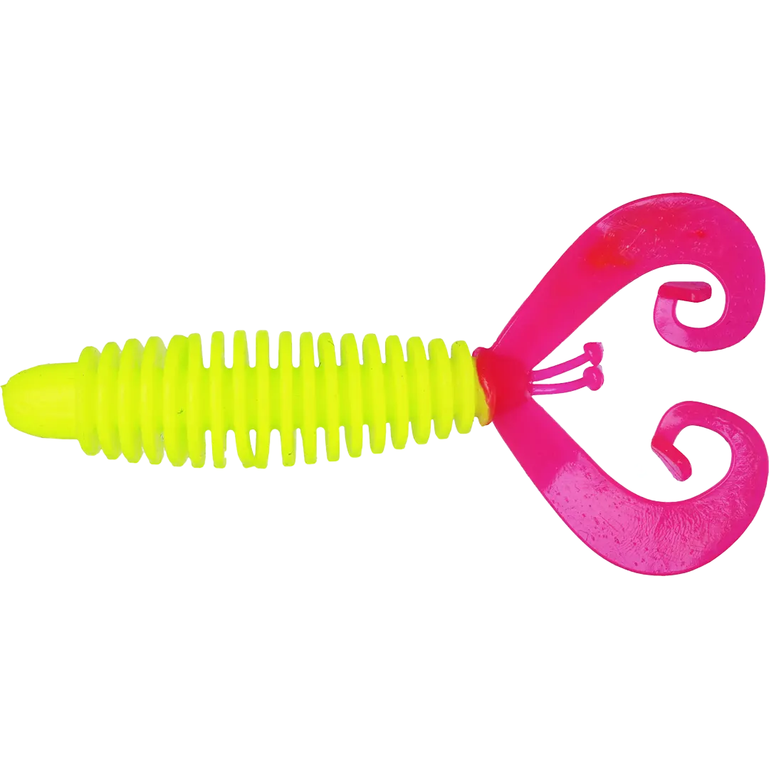 Westin RingCraw Banana Chartreuse/Pink - Put & Take
