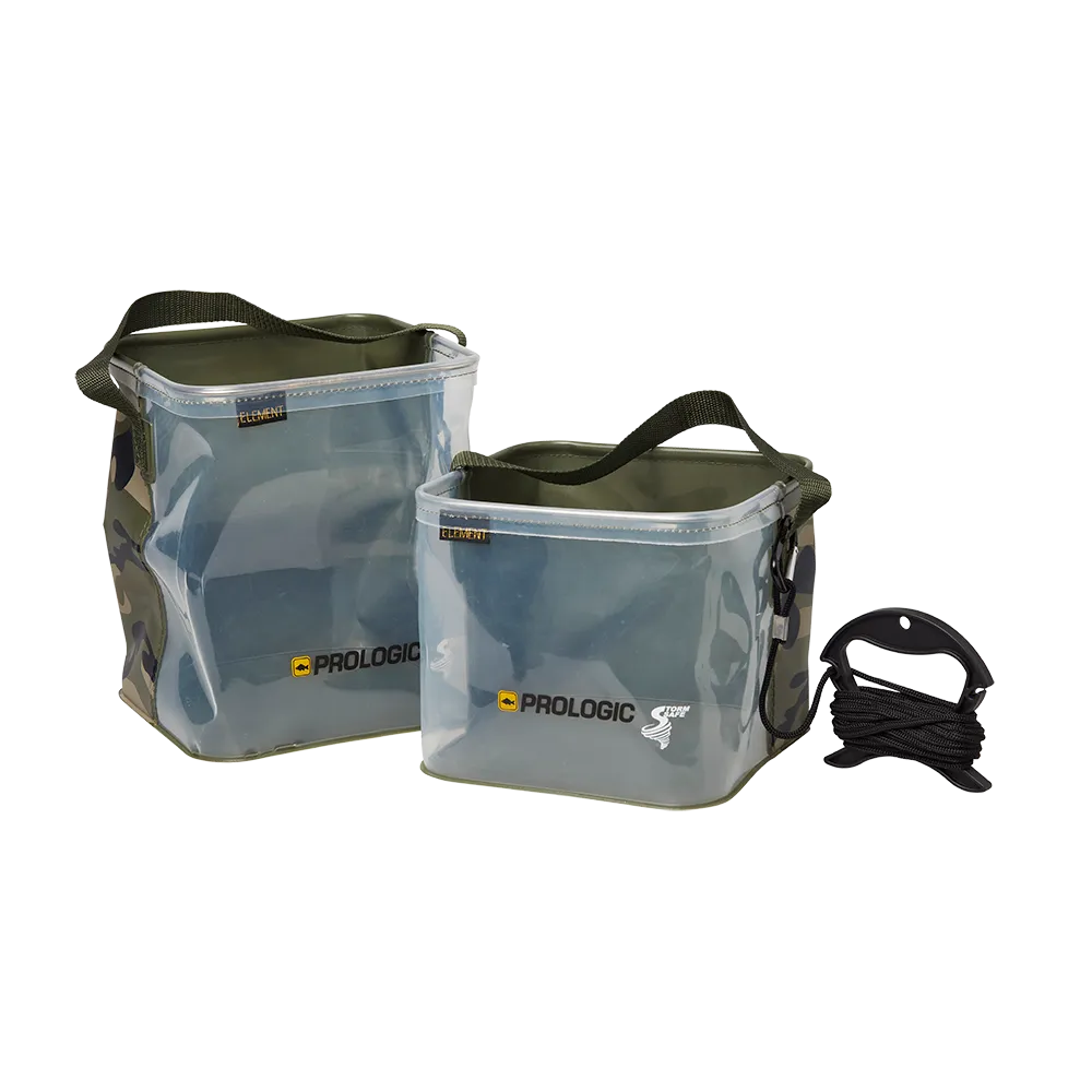 Prologic Element Trans/Camo Rig & Water Buckets L - Tasker