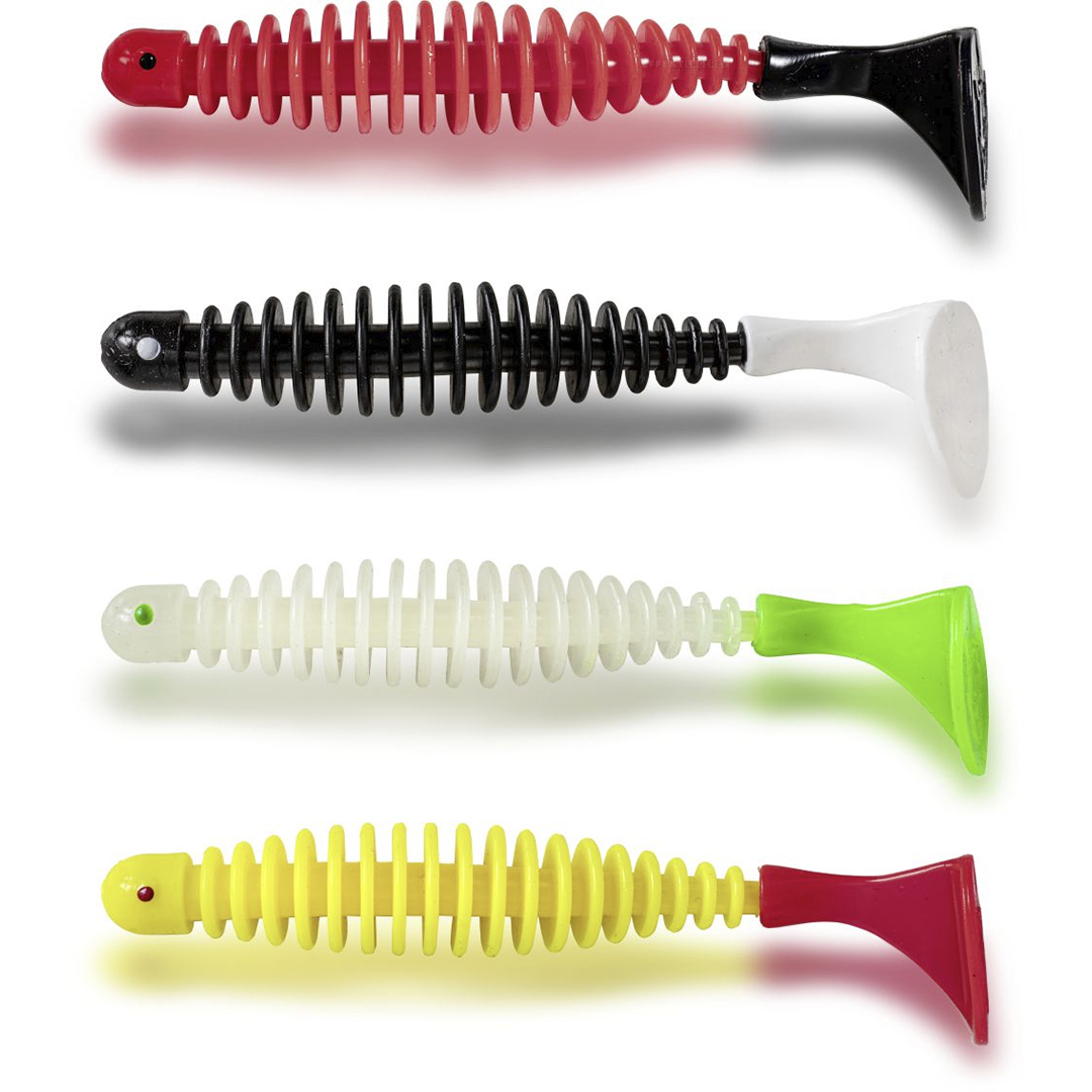 Rhino Salty Paddler Craw 9cm 3,5gram Black/White - Aborre
