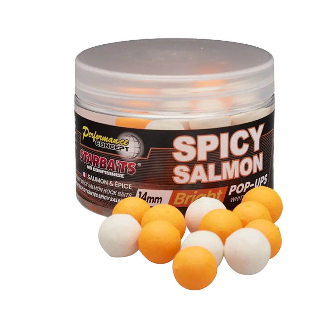 Starbaits Performance Concept Bright Pop-Ups 12mm Spicy Salmon - Pop-up Boilies