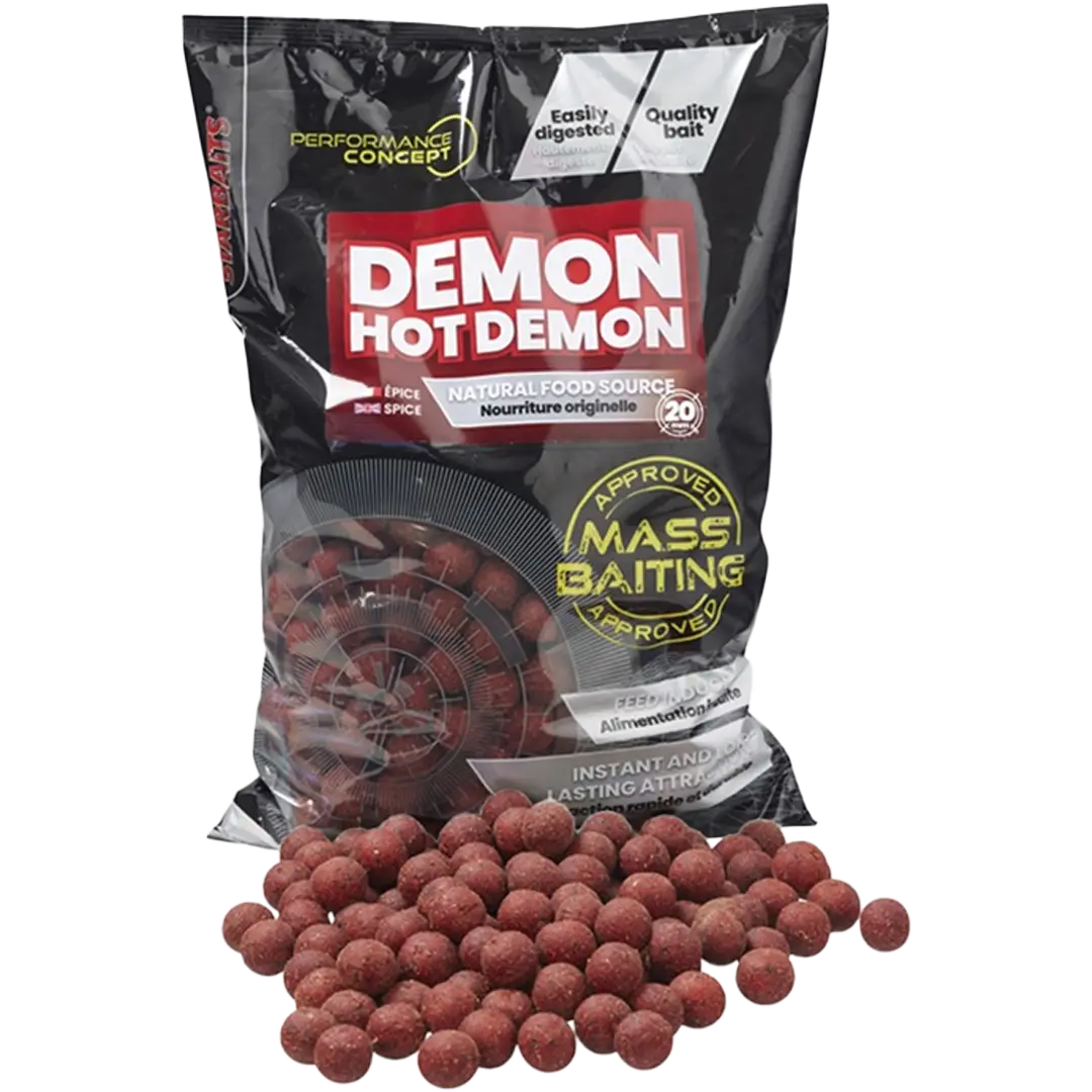 Starbaits Performance Concept Mass Baiting Boilies 20mm Hot Demon - Boilie