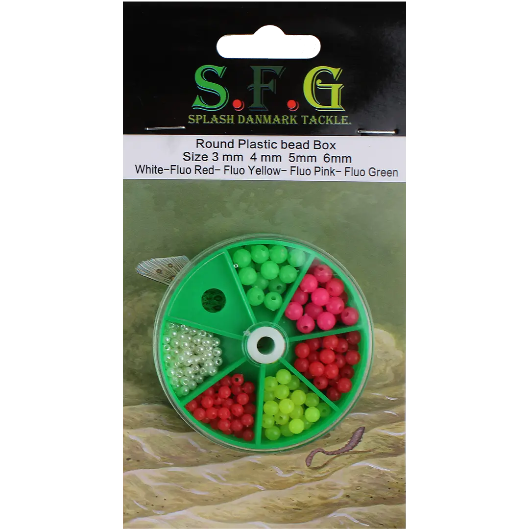 SFG Perlersortiment 3, 4, 5, 6mm - Flådstoppere/gummiperler mv.