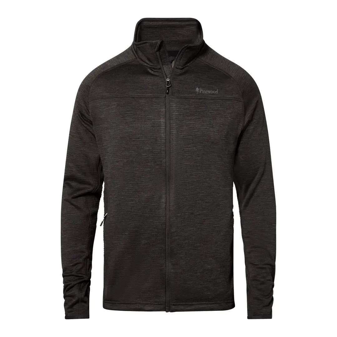 Pinewood Abisko Fleece Jacket Men's Ash Grey (grå) M - Fleecetrøje