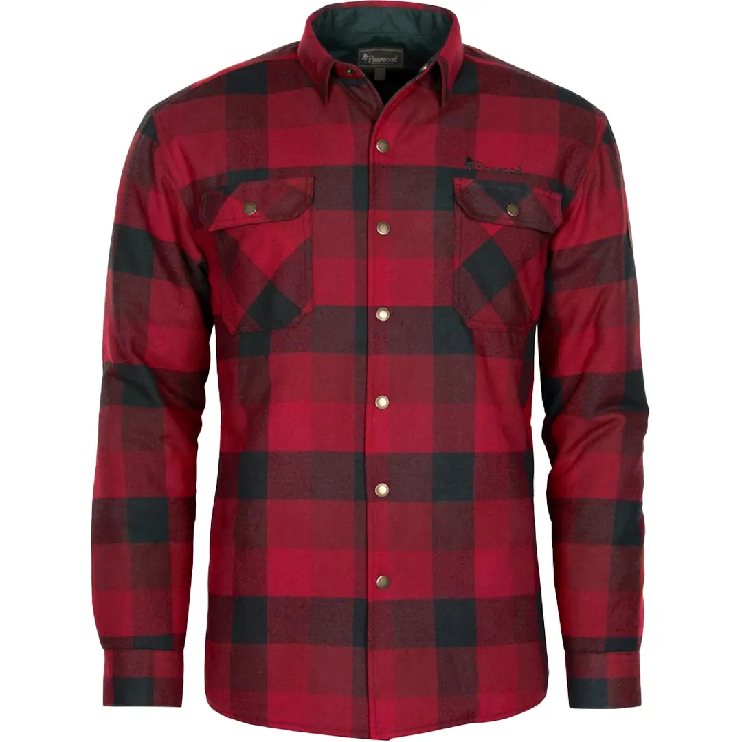 Pinewood Canada Classic 2.0 Skjorte Rød XL - Langærmede skjorter