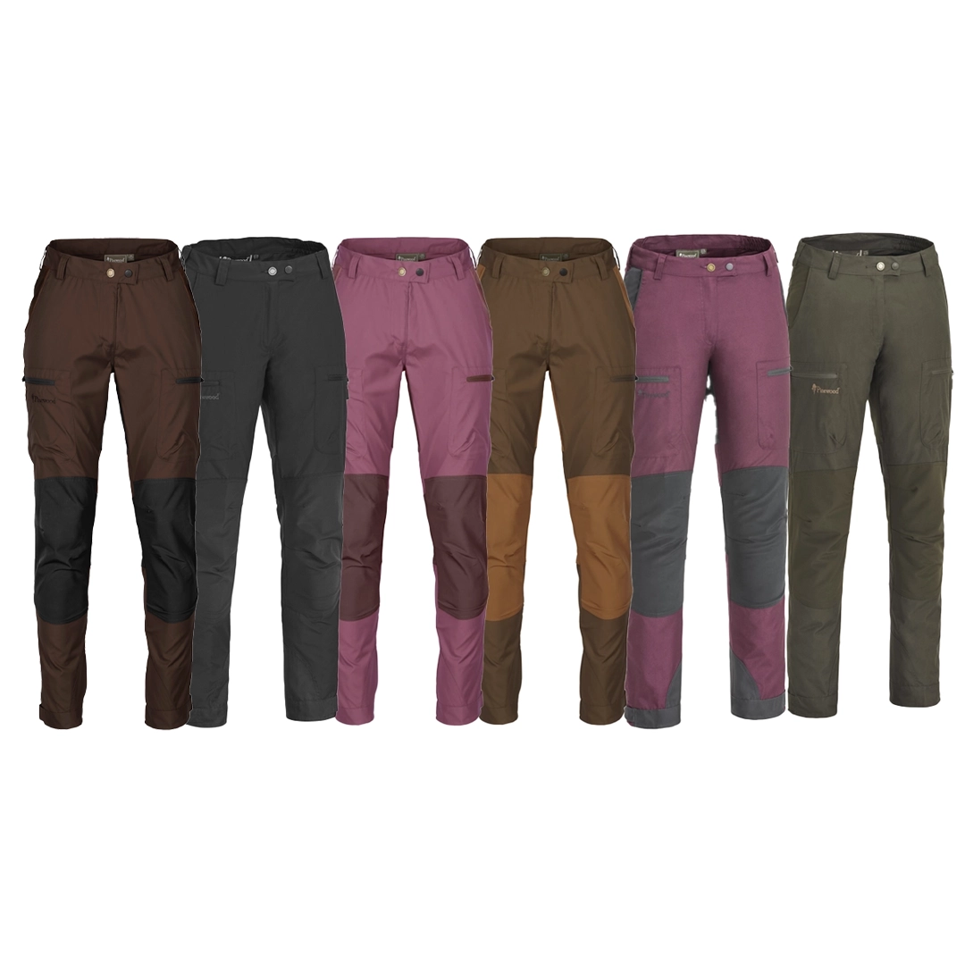 Pinewood Caribou TC Buks - Dame Sort C42 (86 cm) - Friluftsbukser