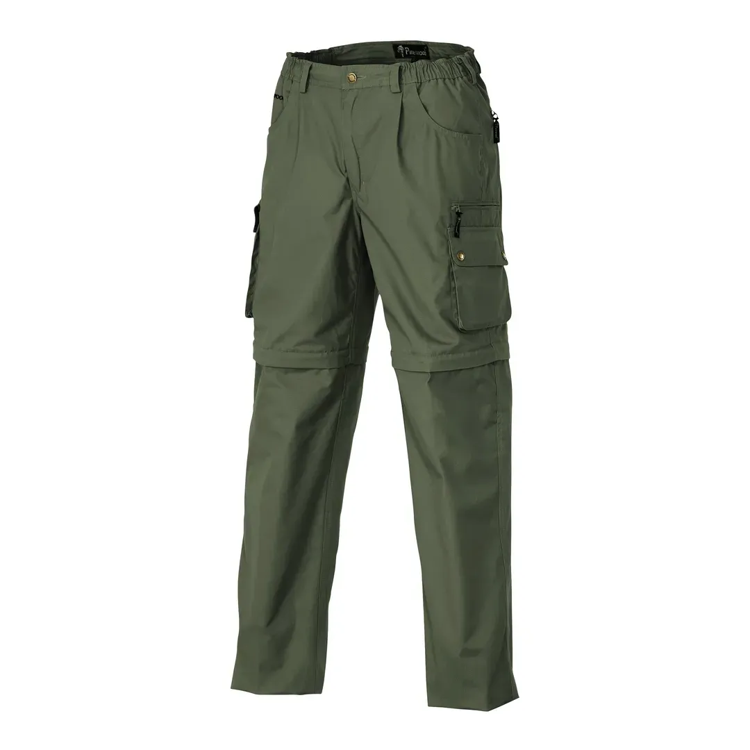 Pinewood Wildmark Zip-Off Trousers Men's -C Mellem Grøn C46 - Zip-Off Bukser