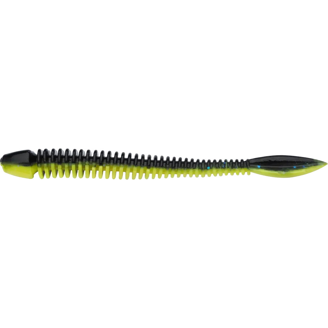 Berkley Powerbait Power Flail 5cm Black/Sunshine Yellow - Gummiagn