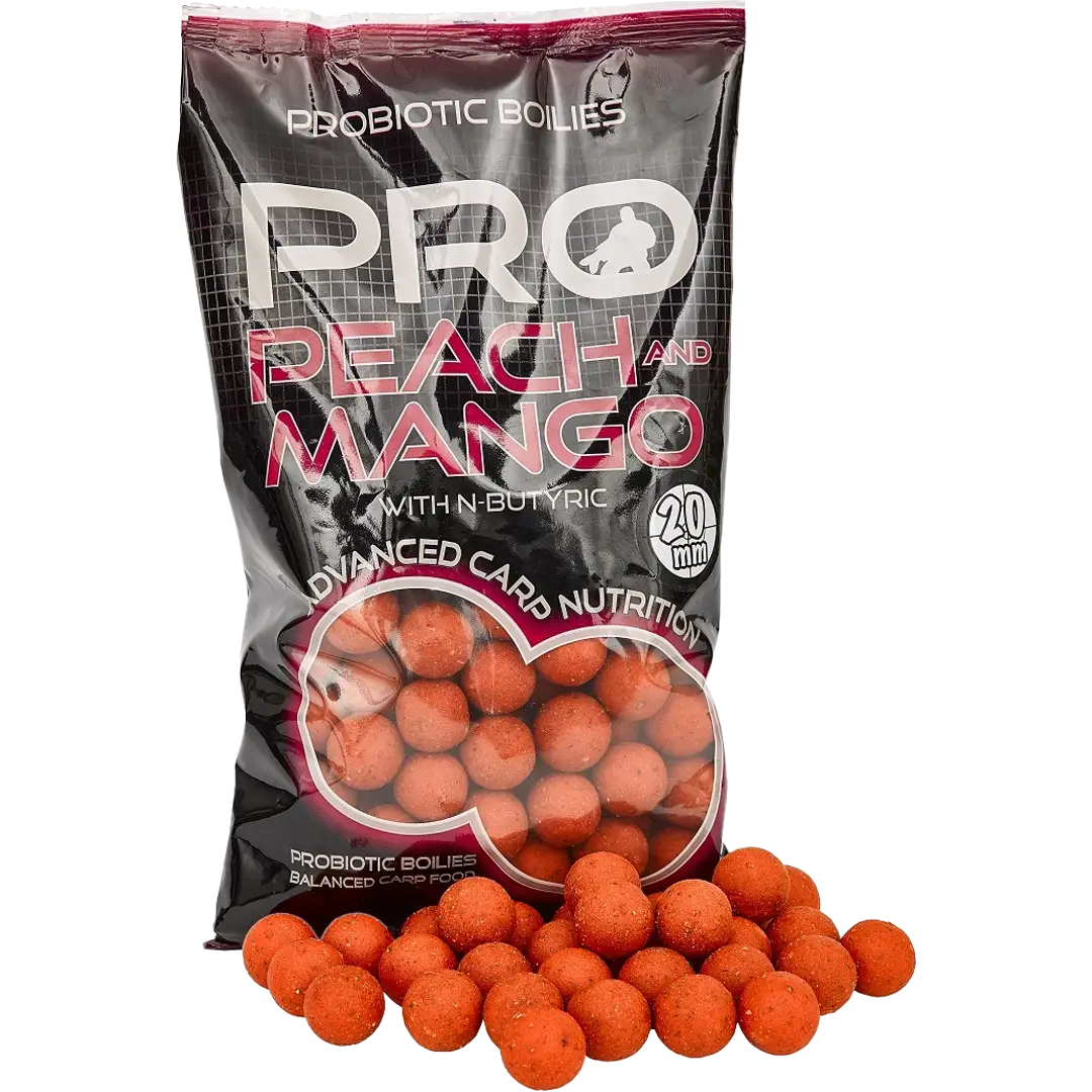 Starbait Pro-Biotic Boilies Peach & Mango 14mm - Boilie