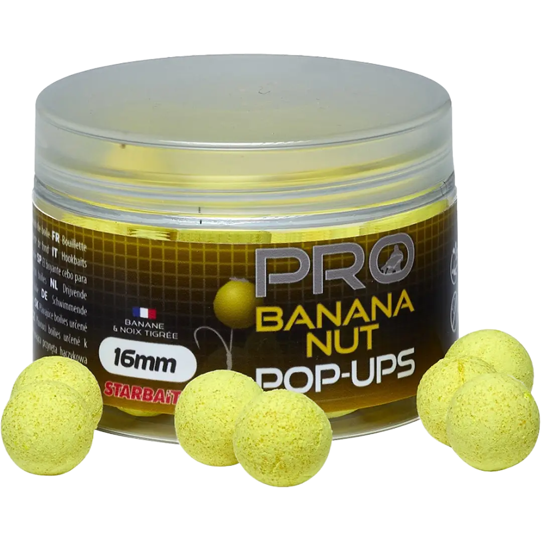 Starbait Pro-Biotic Pop-Ups Banana Nut 16mm - Pop-up Boilies