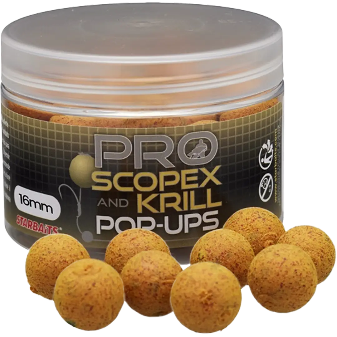 Starbait Pro-Biotic Pop-Ups Scopex/Krill 16mm - Pop-up Boilies