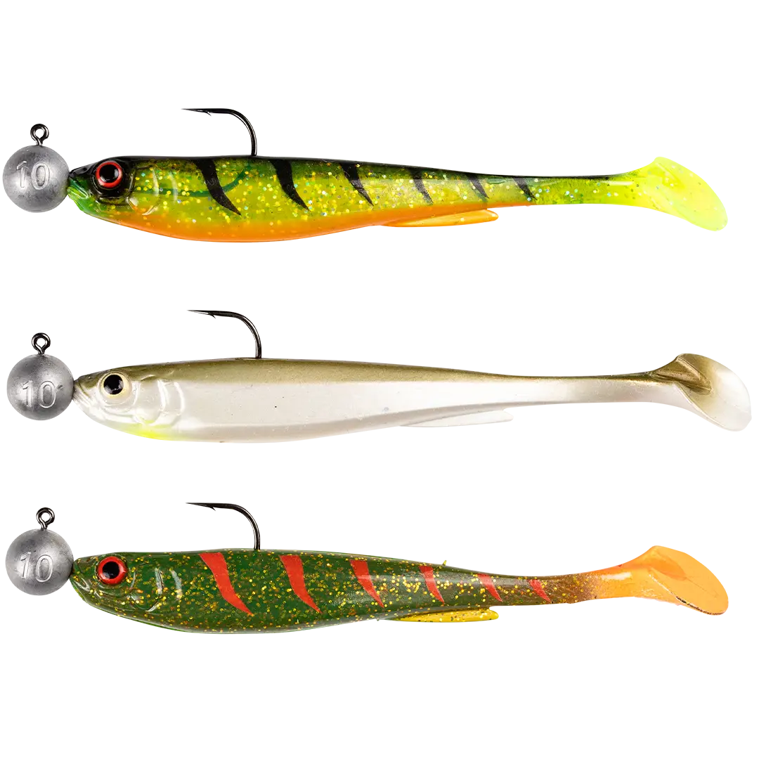 Daiwa Prorex Real Slim Shady Rigged Pakked 10,5cm - Aborre