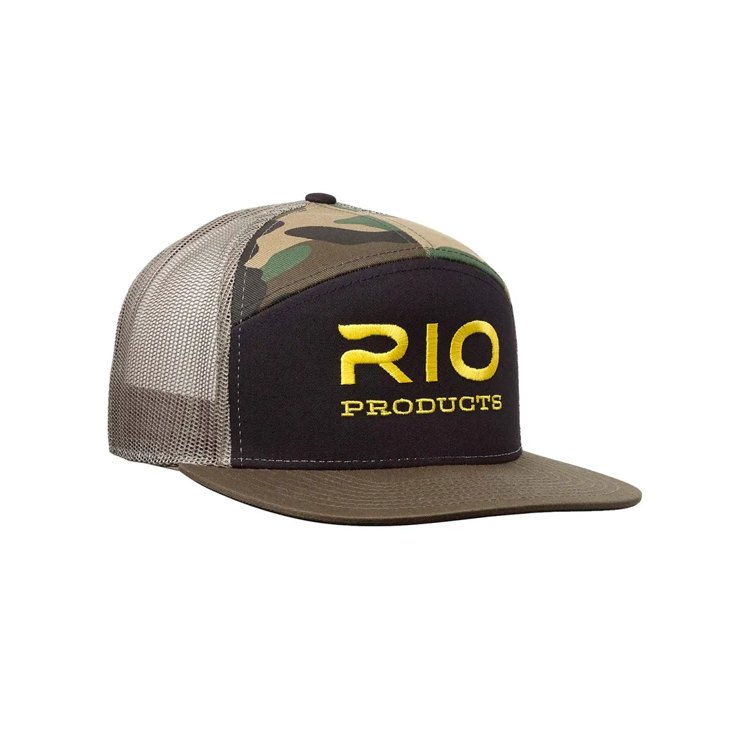 RIO 7 Panel Mesh Back Cap Camo - Caps
