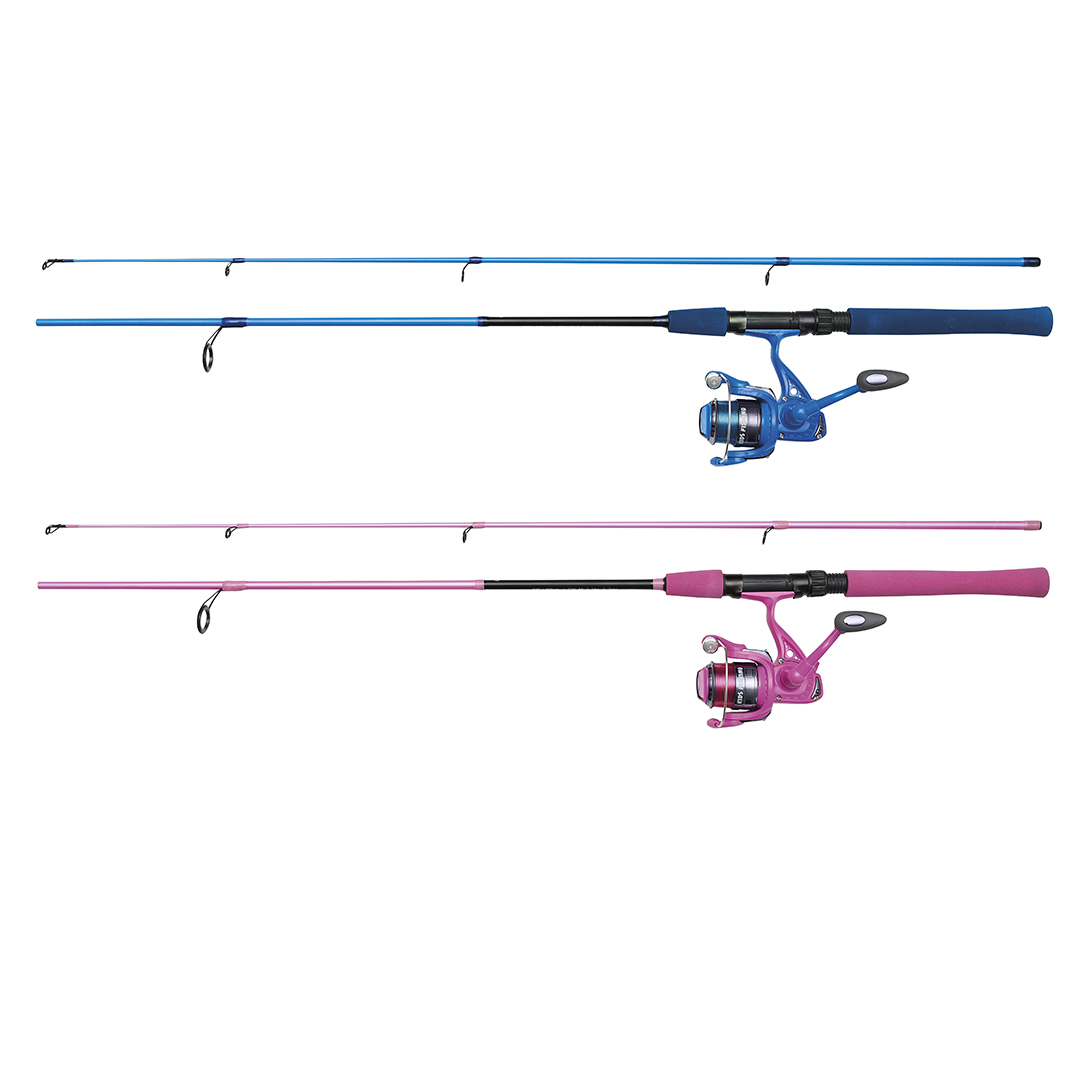 Kinetic Ramasjang Børnestang Pink 7 Fod 8-30 Gram - Børnesæt