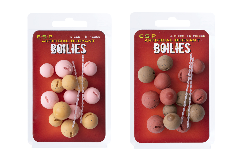 ESP Artificial Boilies Natural Range Nut Mix / Washed Out Pink - Plastik agn