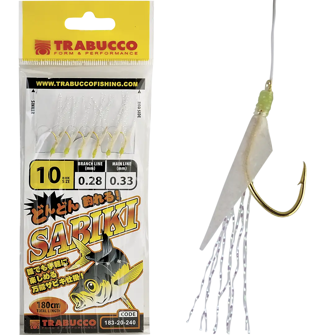 Trabucco Sabiki Silde og makrel forfang st. 12 Rig 2 - Silde/Makrelforfang