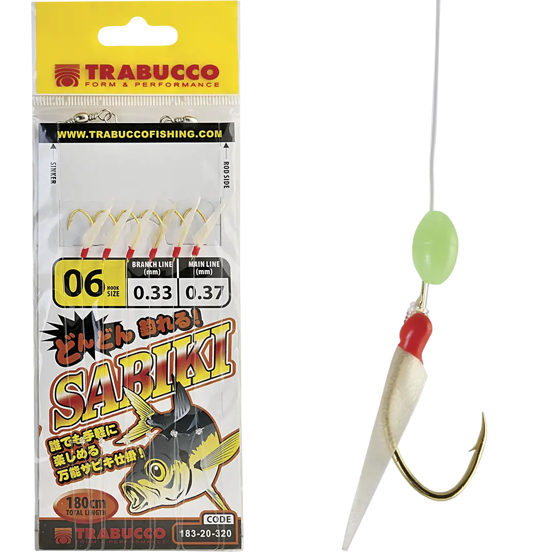 Trabucco Sabiki Silde og makrel forfang st. 8 Rig 3 - Silde/Makrelforfang